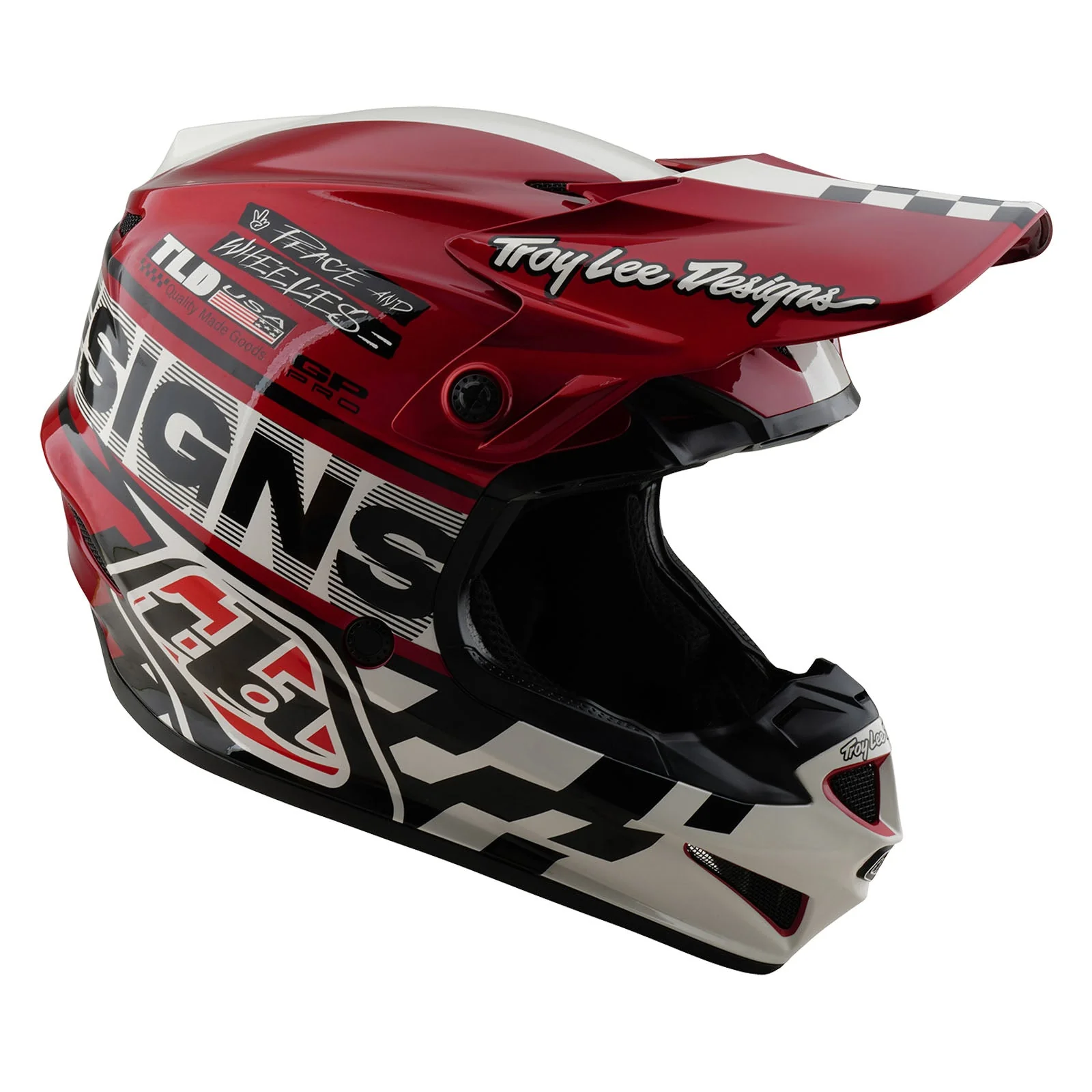 Troy Lee Designs Casco Niño GP Pro Fifty-50 Blanco / Rojo - Image 6