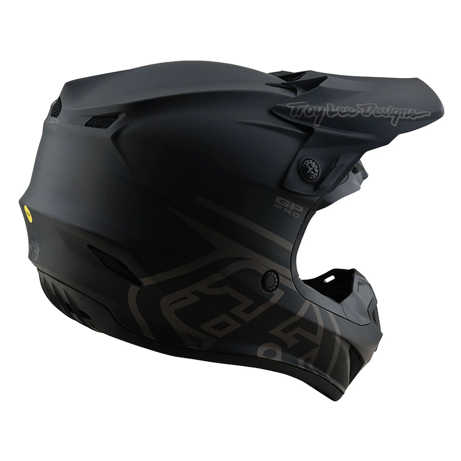Youth GP Pro Helmet W/MIPS Mono Black - Image 4