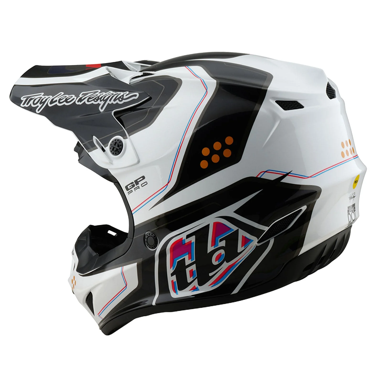 Troy Lee Designs Casco Niño GP Pro Troper Blanco - Image 2
