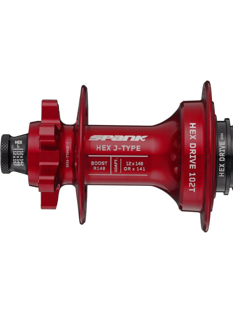 Spank Hex J-Type Boost R148 XD Hub Red