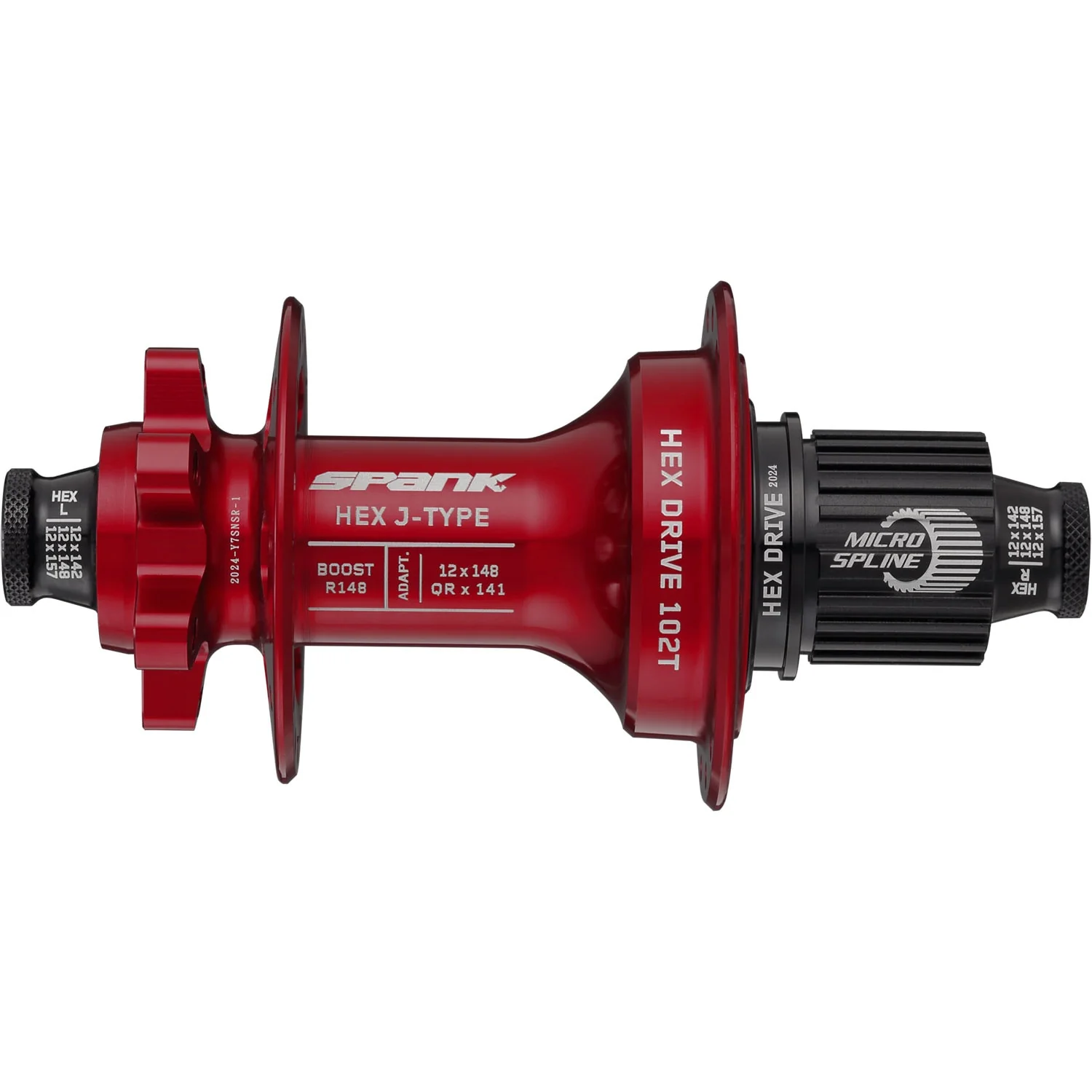 Spank maza HEX J-TYPE Boost R148 XD E-Plus Roja