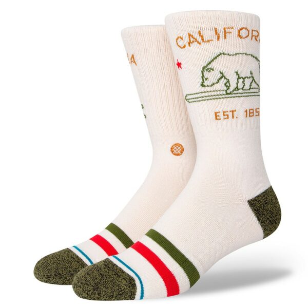 Stance Calcetines California Republic 2 Men White
