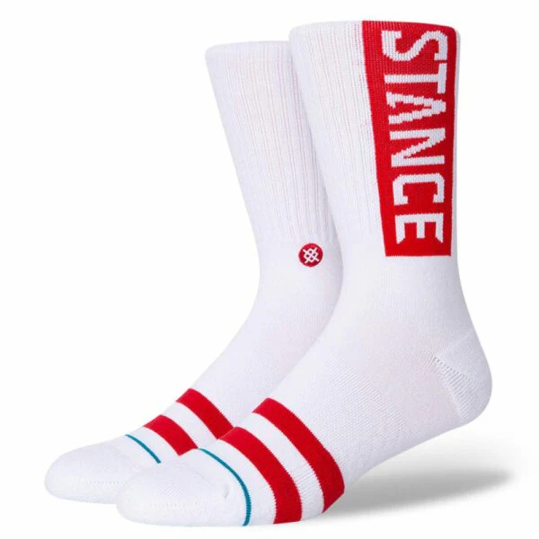 Stance Calcetines OG White Red