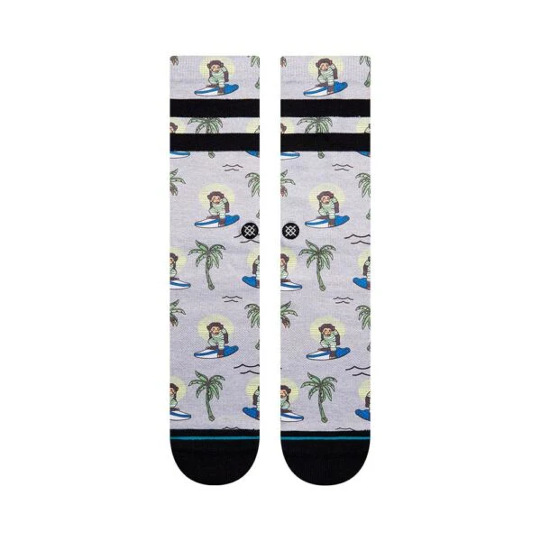Stance Calcetines Surfing Monkey Men Grey - Image 2