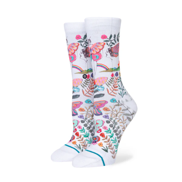 Stance Calcetines Women The Garden Of Growth White