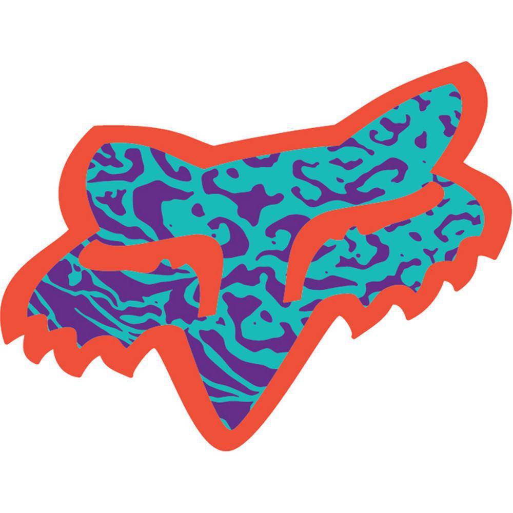 Sticker Celeste Animal Print Fox Racing