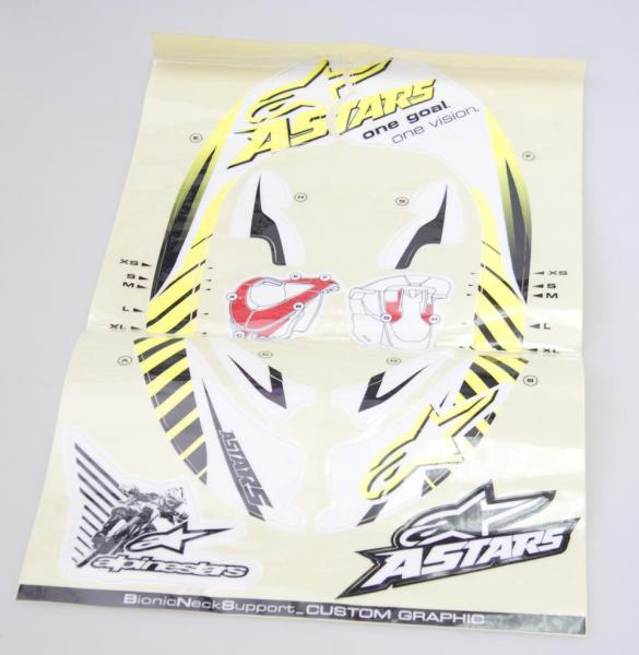 Sticker protec cervical Alpinestars Amari/Bco