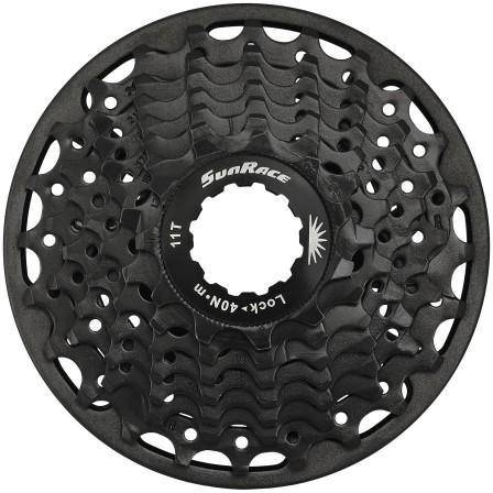 SUN RACE - PIÑON  CSMDH CASSETTE 7V 11-24T NEGRO
