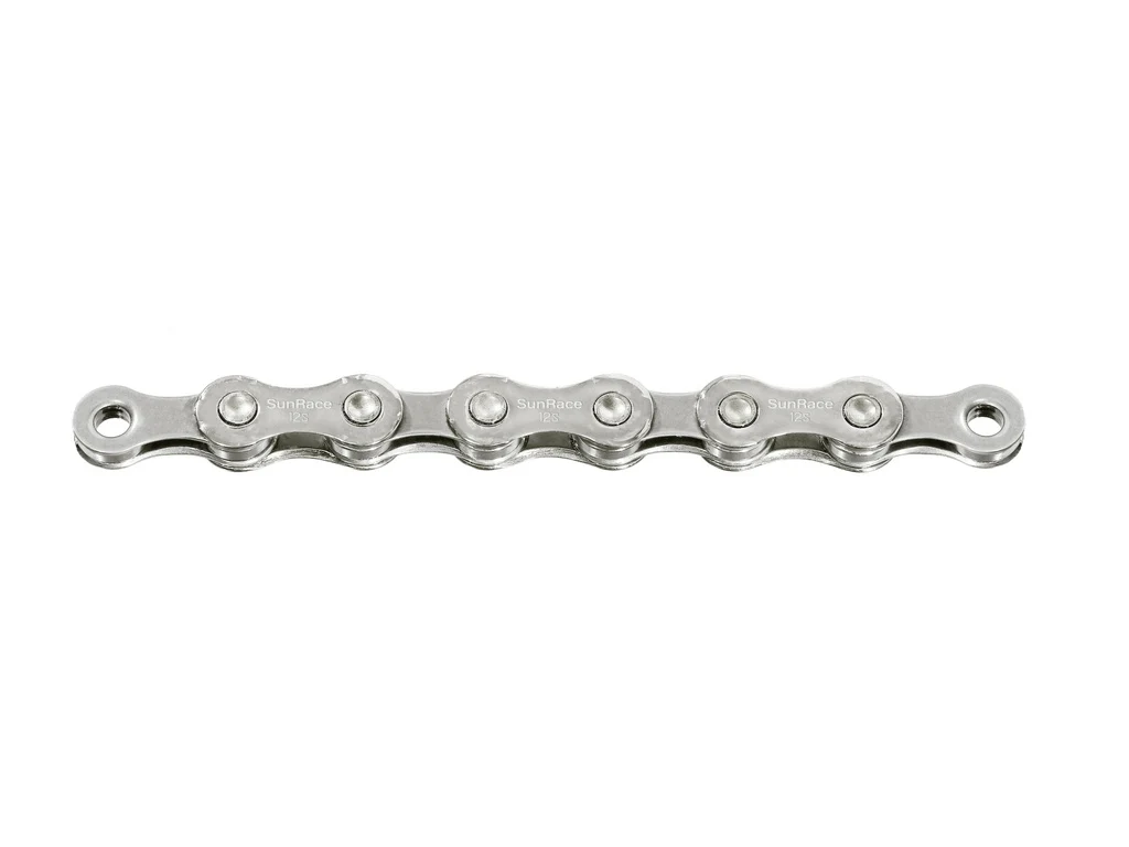 SunRace Cadena CN12A 12V 126 eslabones Q/link plateada