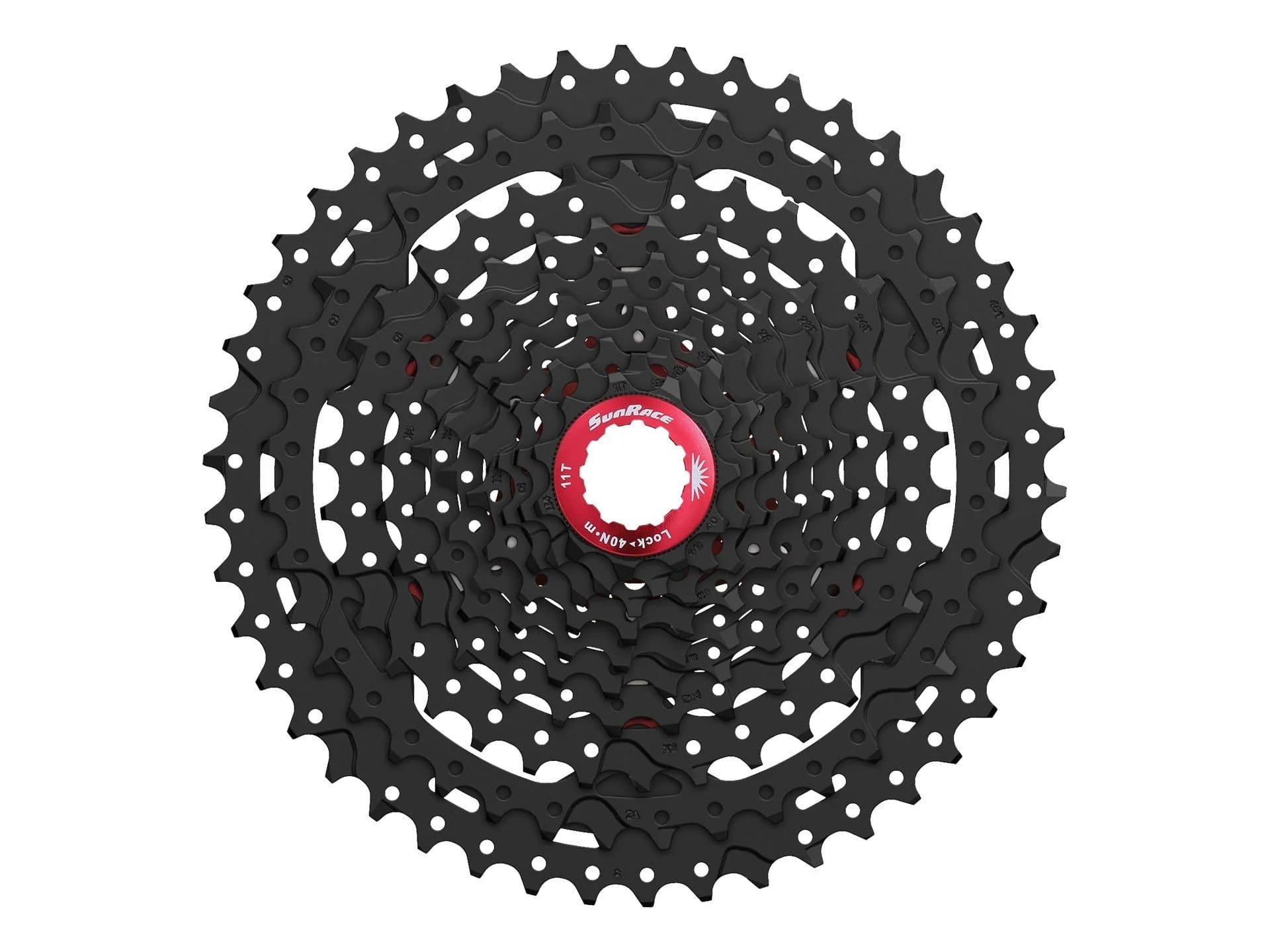 SunRace Piñón MX3 10V 11-46T negro