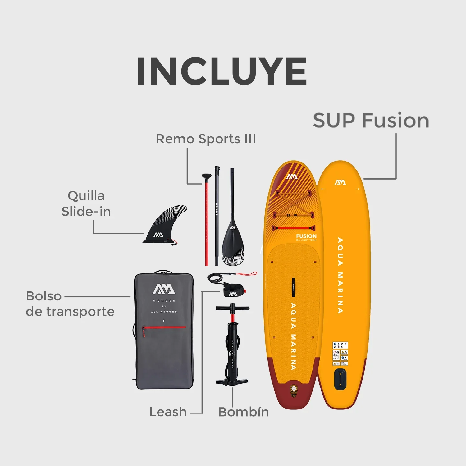 SUP Aqua Marina Fusion 10'10'' - Image 3