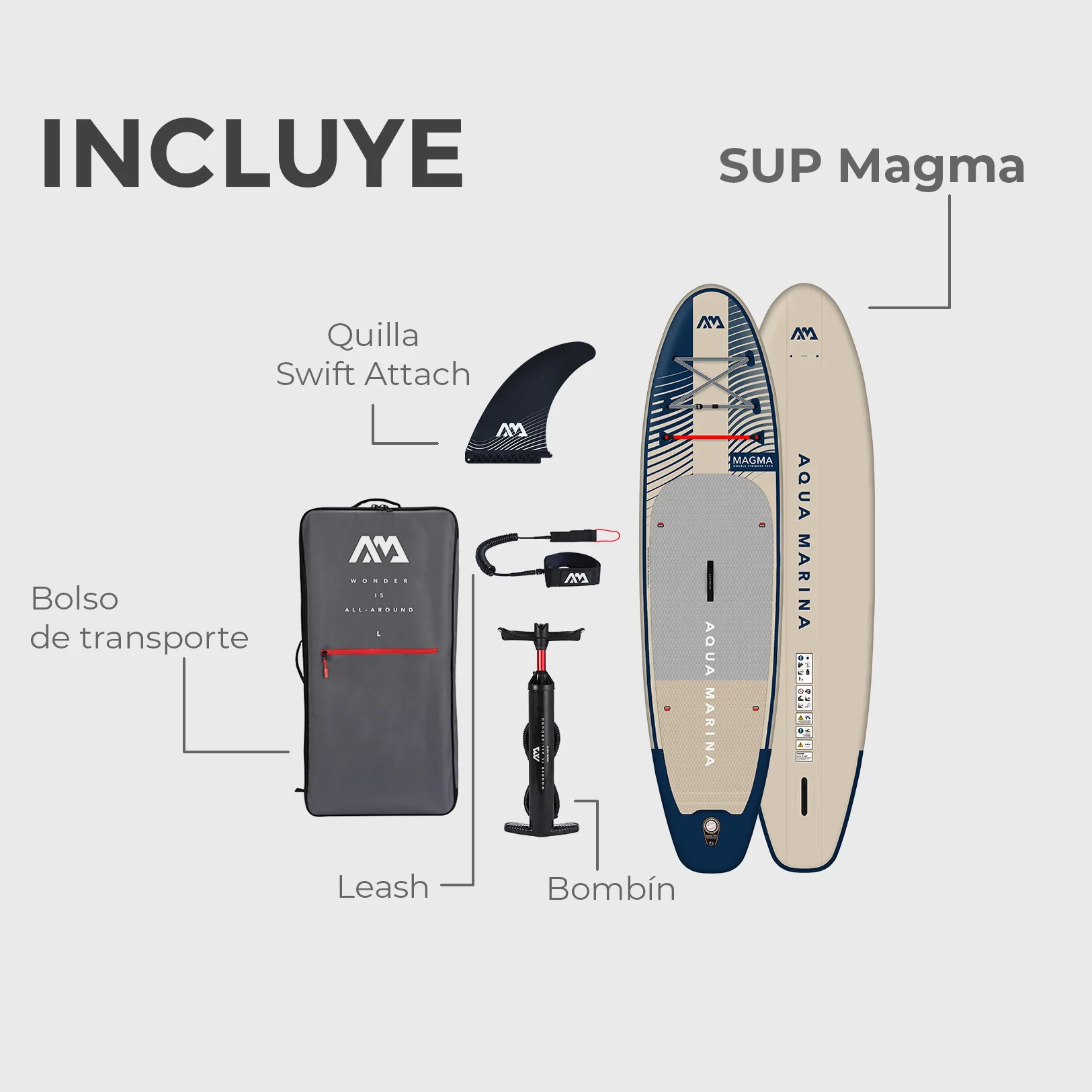 SUP Aqua Marina Magma 11'2'' - Image 6