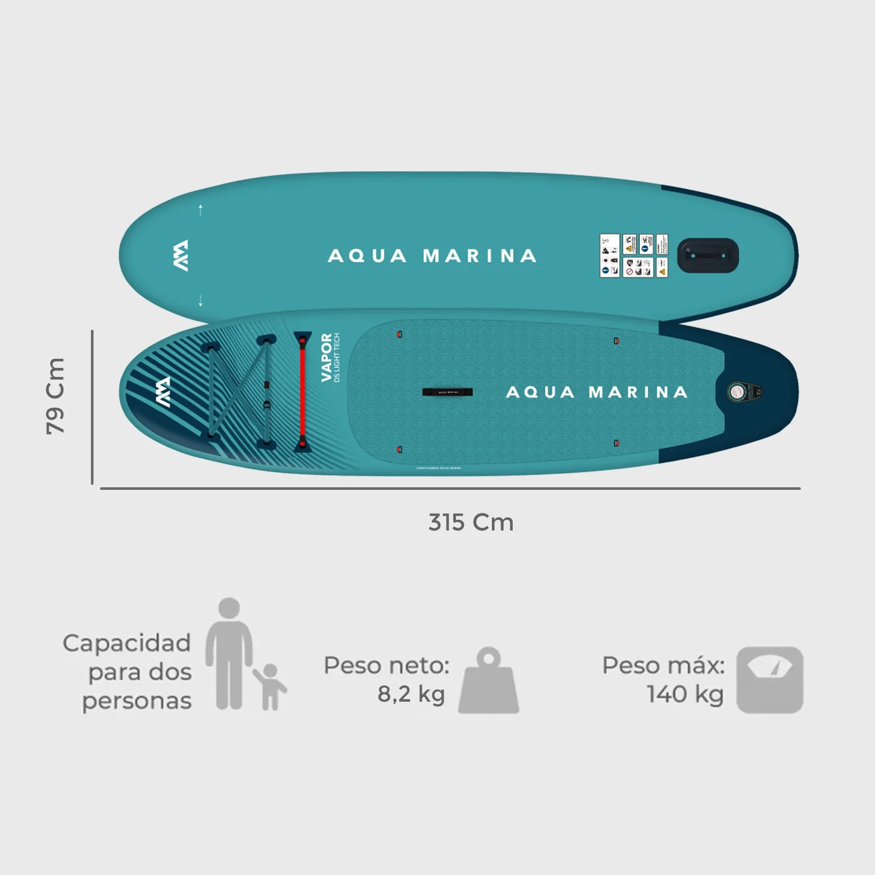 SUP Aqua Marina Vapor 10'4'' - Image 3