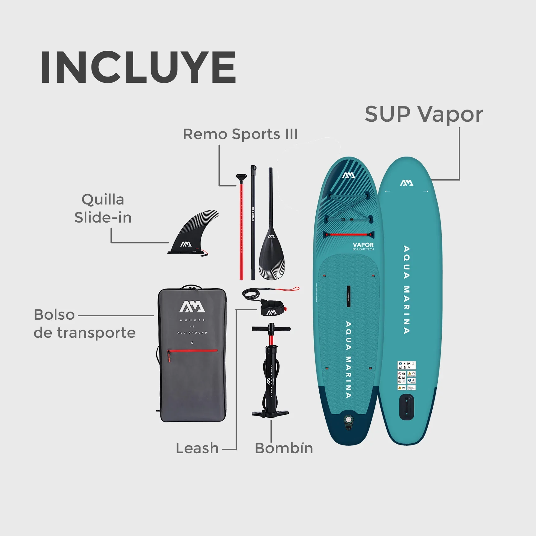 SUP Aqua Marina Vapor 10'4'' - Image 5
