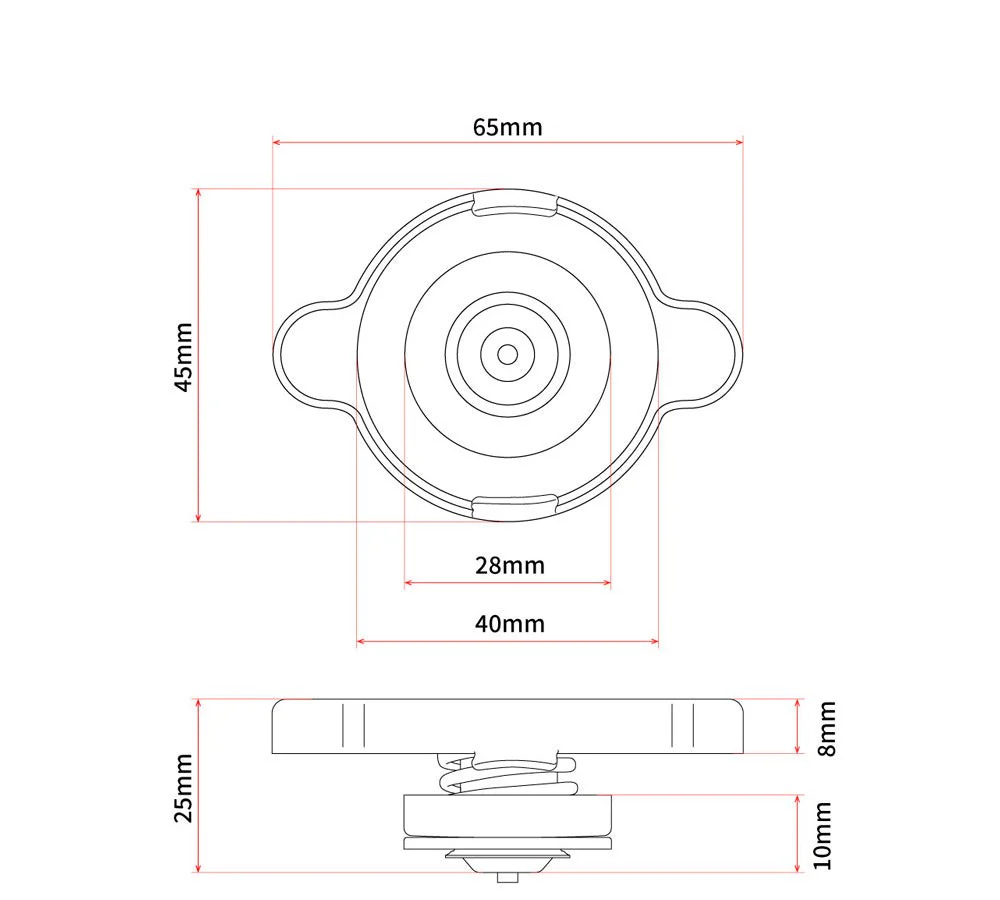 Tapa de radiador 1,6 kgf/c_x008e_ color acero | DRC Hard Wear - Image 3