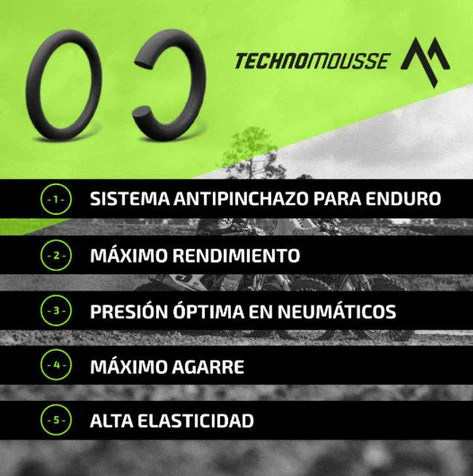 TechnoMousse Mousse Enduro Delantero 80/100/21 - Image 3