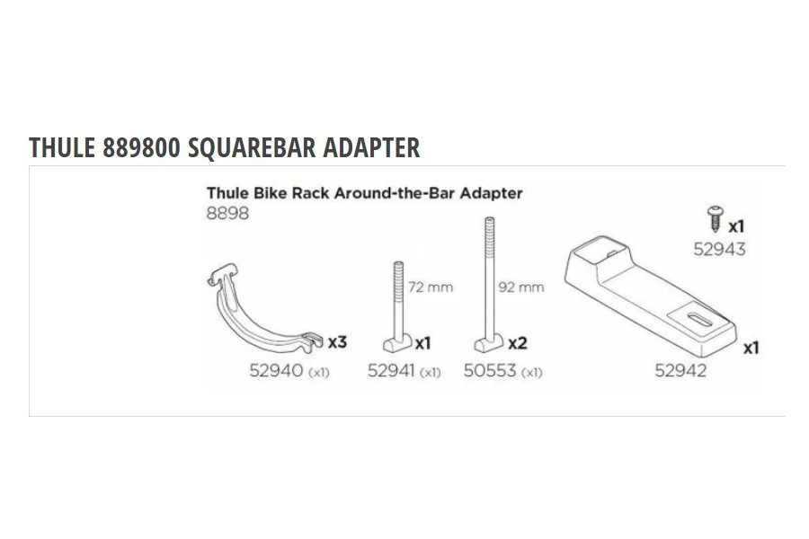 Thule Bike Rack Adaptador Barra - Image 4