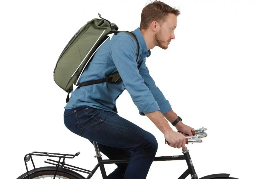 Thule Mochila Paramount Commuter 18L | Green Olivine - Image 8