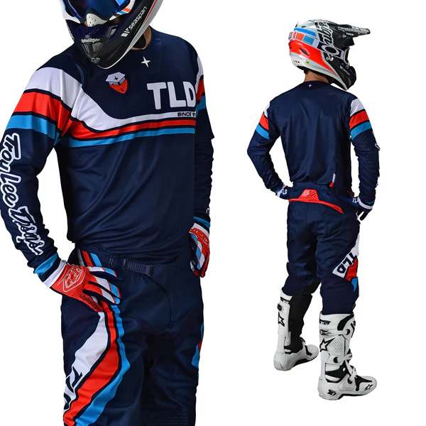 Traje de Moto Se Seca Dark Navy / Orange Troy Lee Designs - Image 2