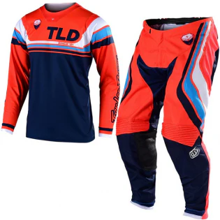 Traje de Moto Se Seca Orange / Dark Navy Troy Lee Designs - Image 3
