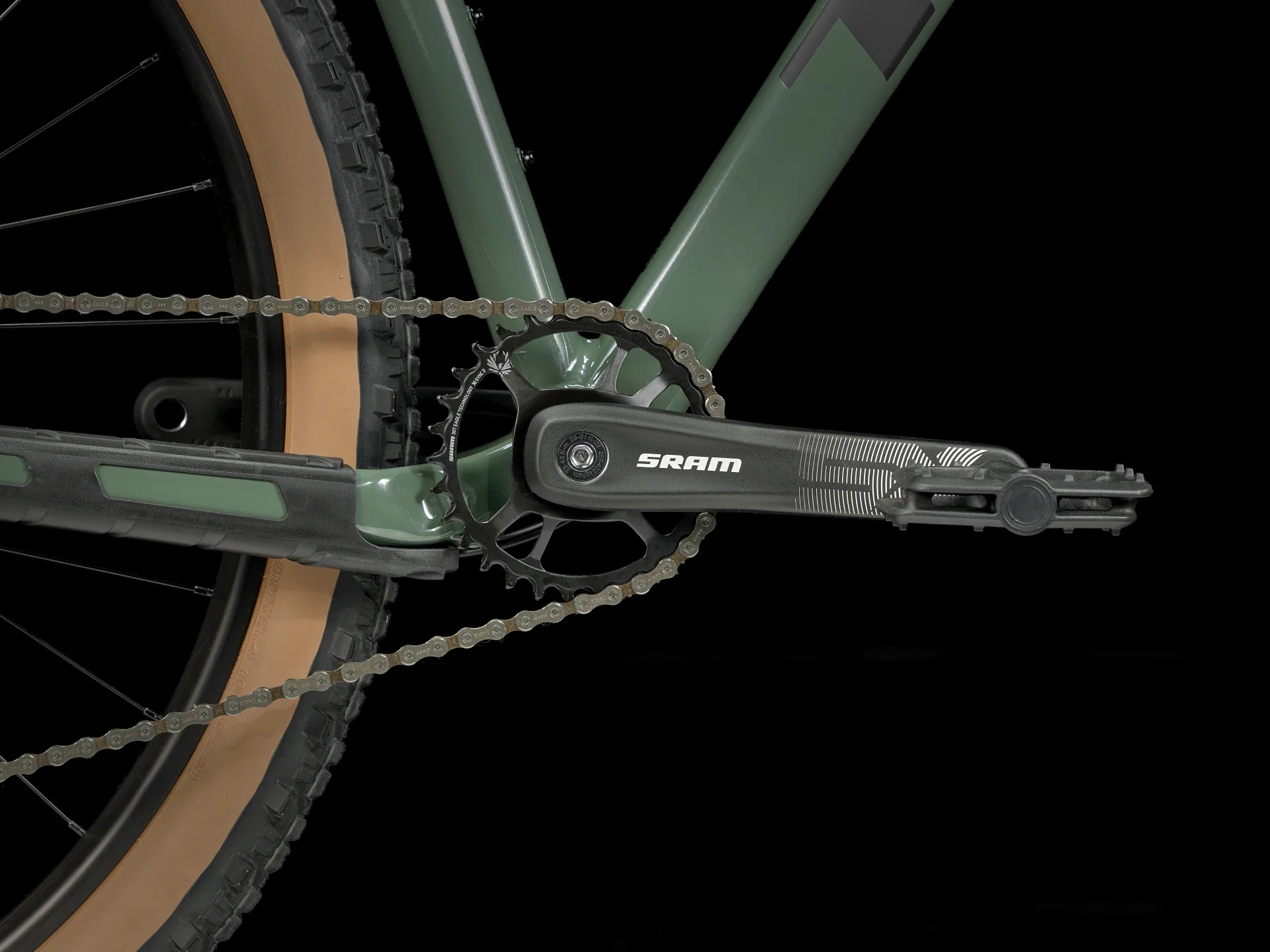 Bicicleta MTB Trek Marlin 7 Verde Olivo 3ra Gen - Image 5