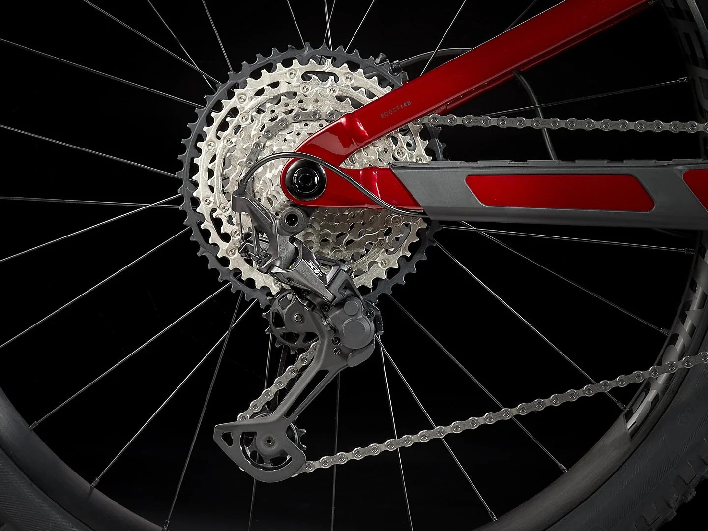 Bicicleta Enduro Trek Top Fuel 8 Roja - Image 5