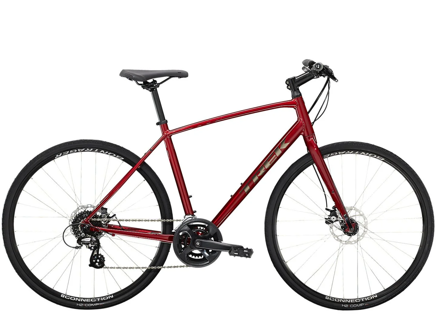 Bicicleta Urbana Trek FX 1 Roja 700c