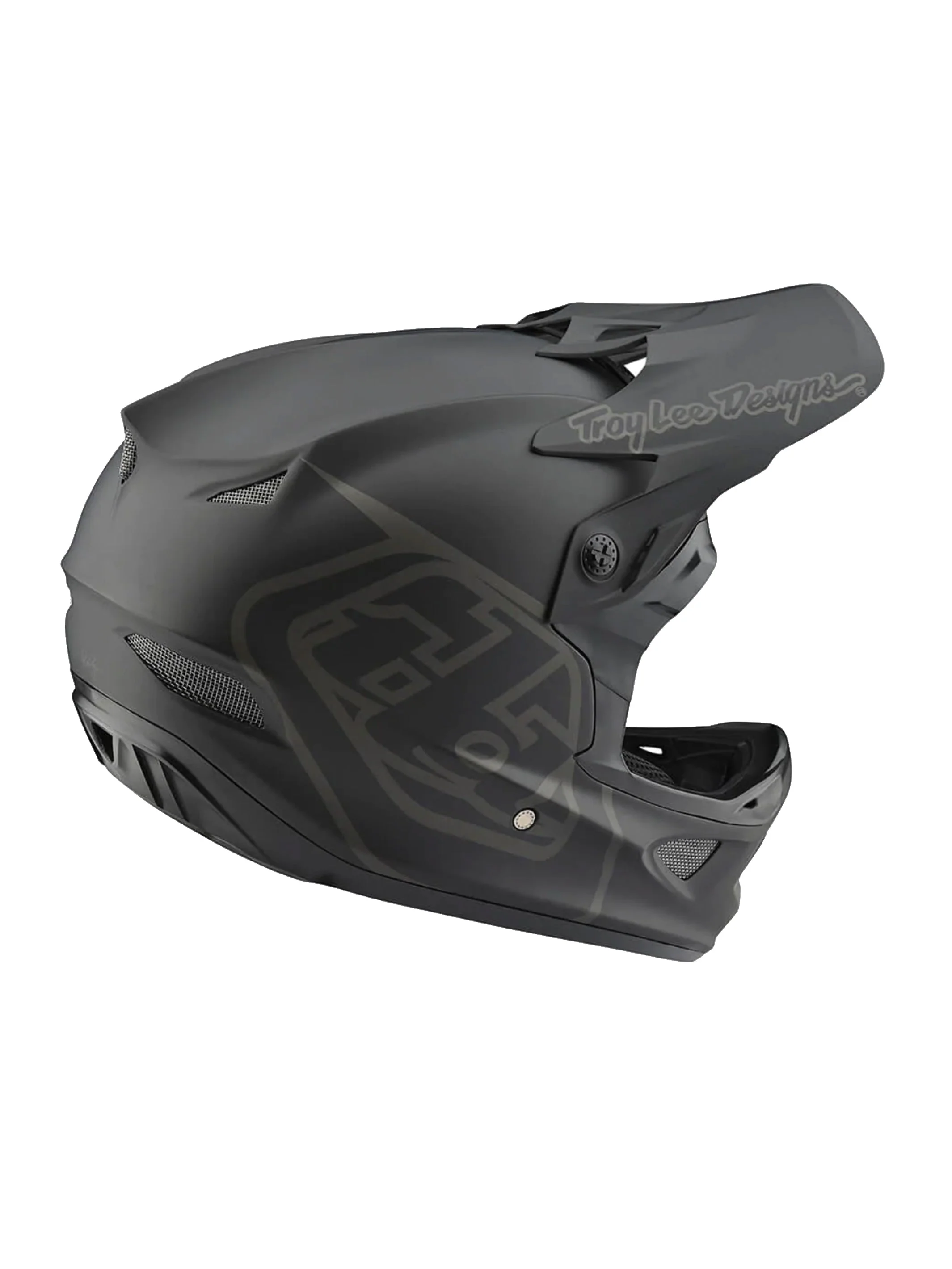 Troy Lee Designs Casco D3 Fiberlite Mono Negro - Image 3