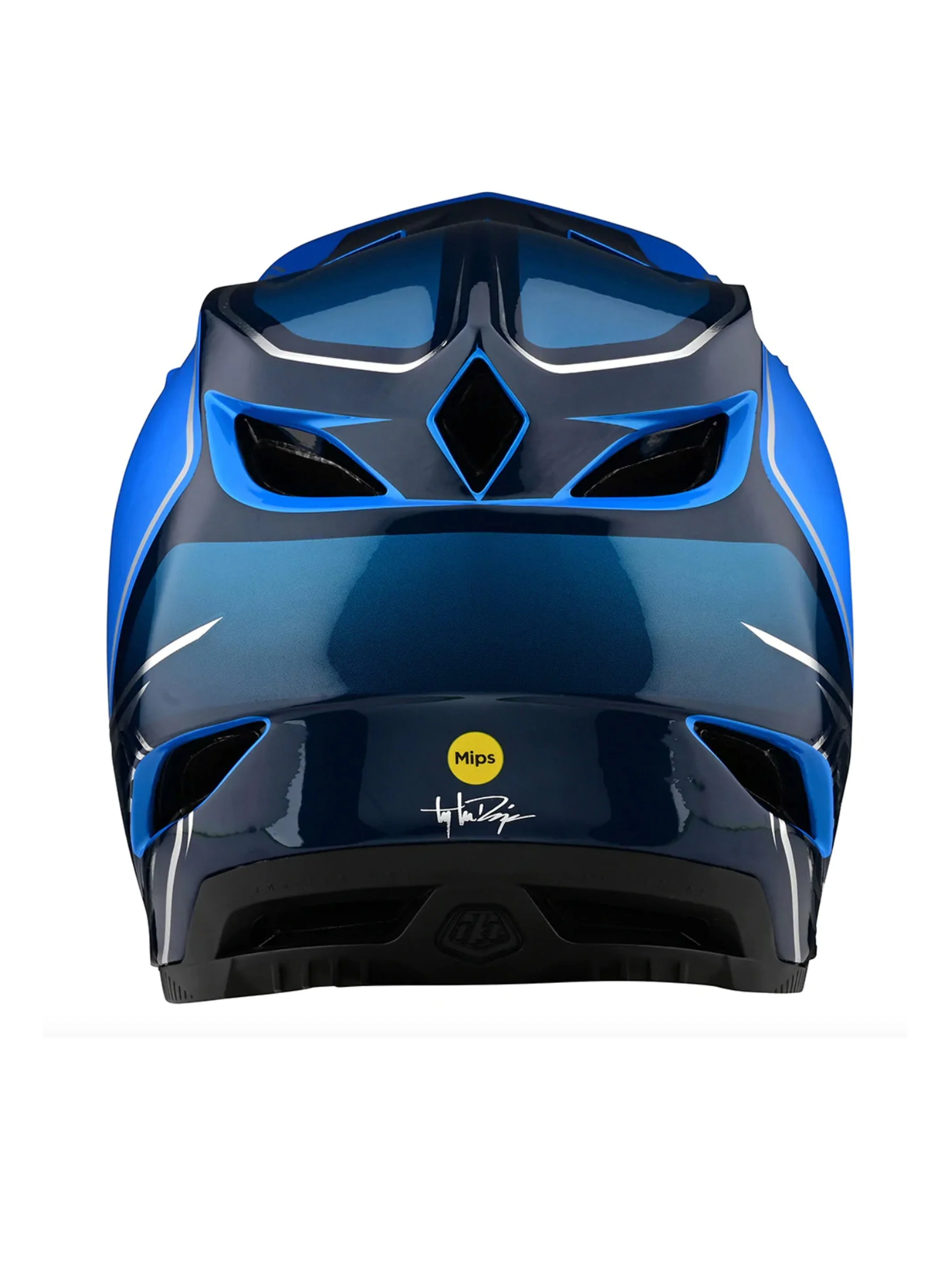 Troy Lee Designs Casco D4 Composite Shadow Azul - Image 2