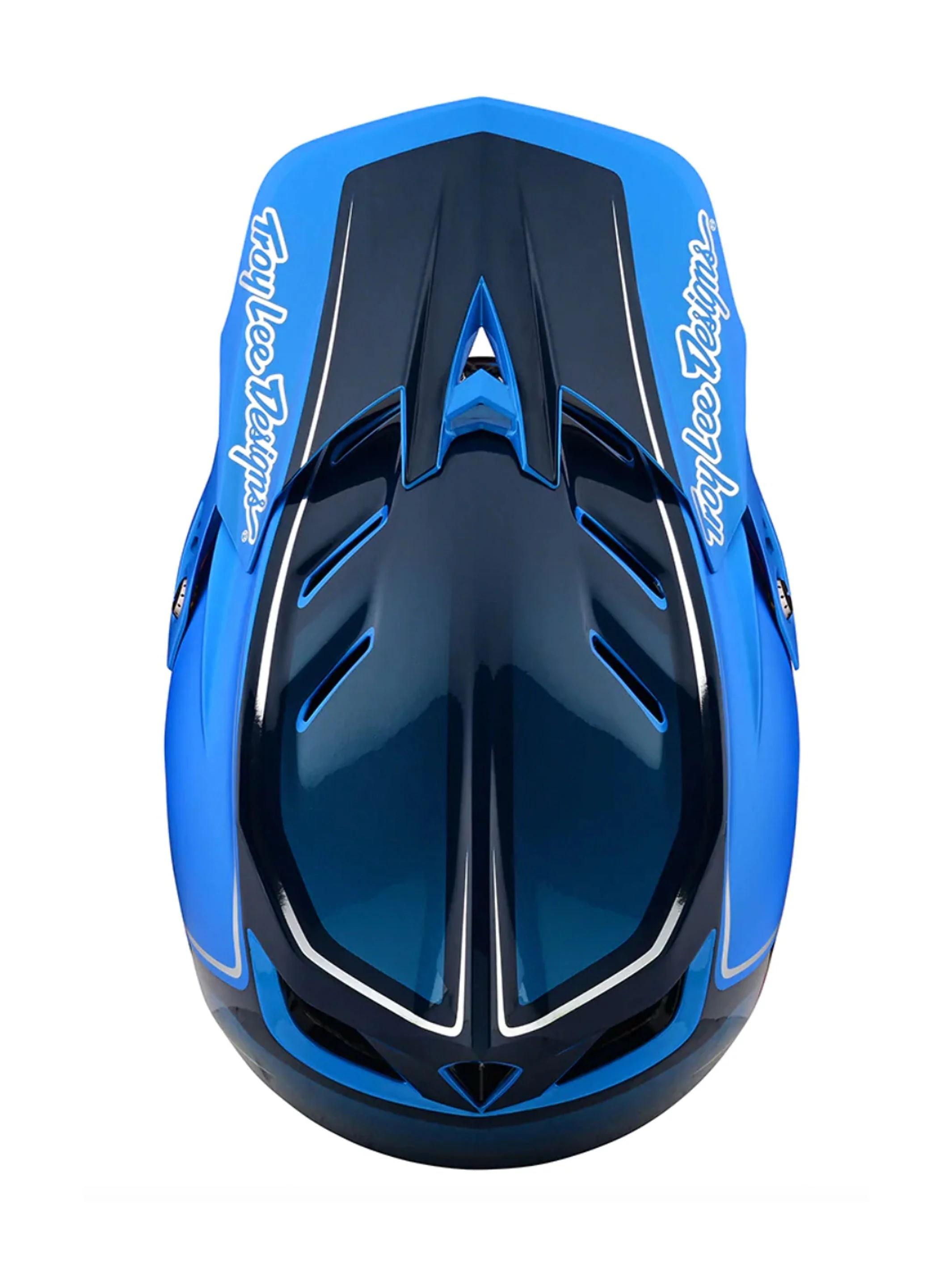 Troy Lee Designs Casco D4 Composite Shadow Azul - Image 4