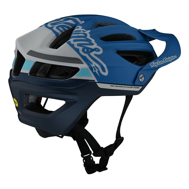 Troy Lee Designs Casco de Bicicleta A2 Mips Silhouette Azul - Image 2