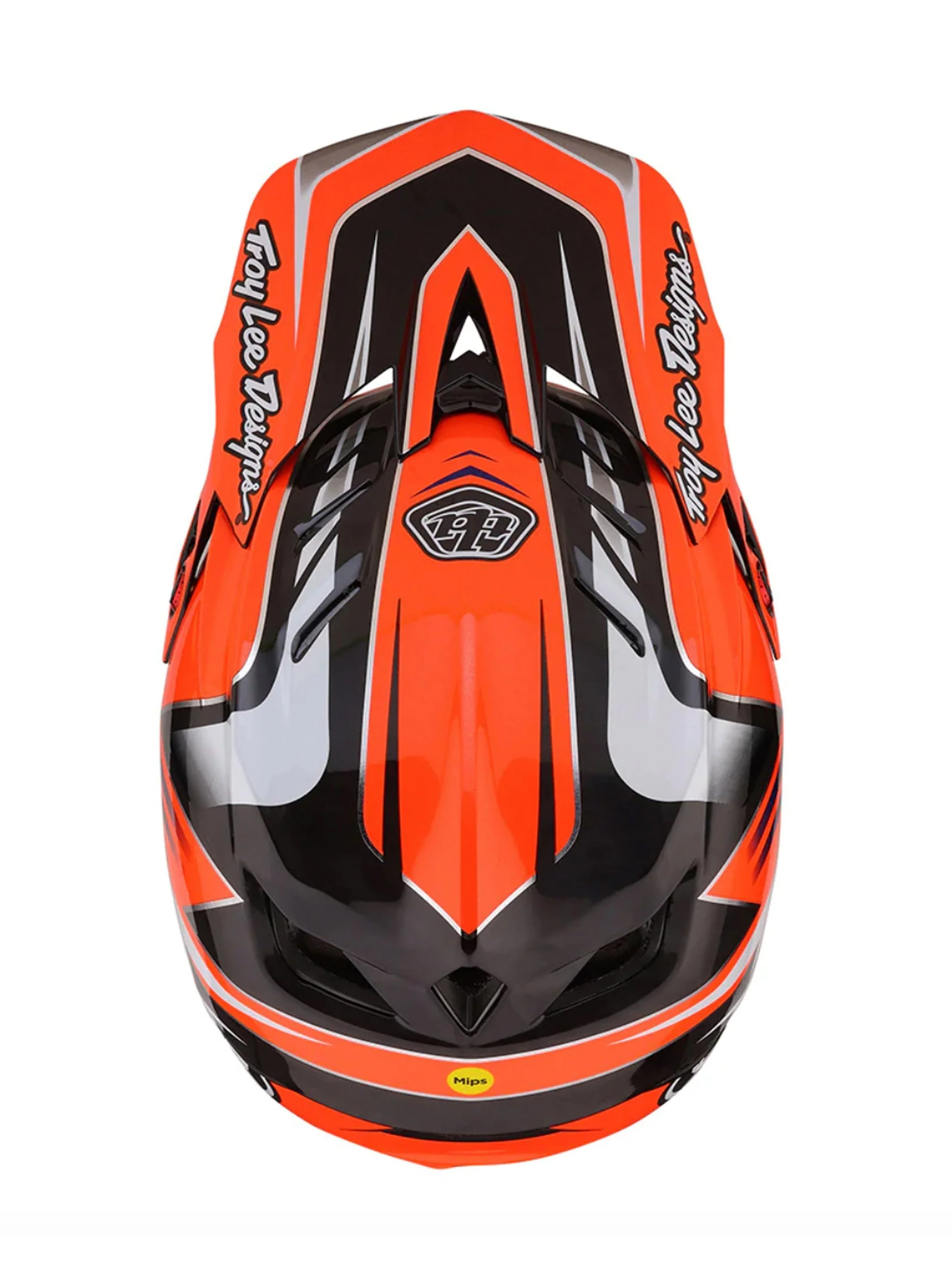 Troy Lee Designs Casco de Bicicleta D4 Carbon Saber Rojo - Image 4