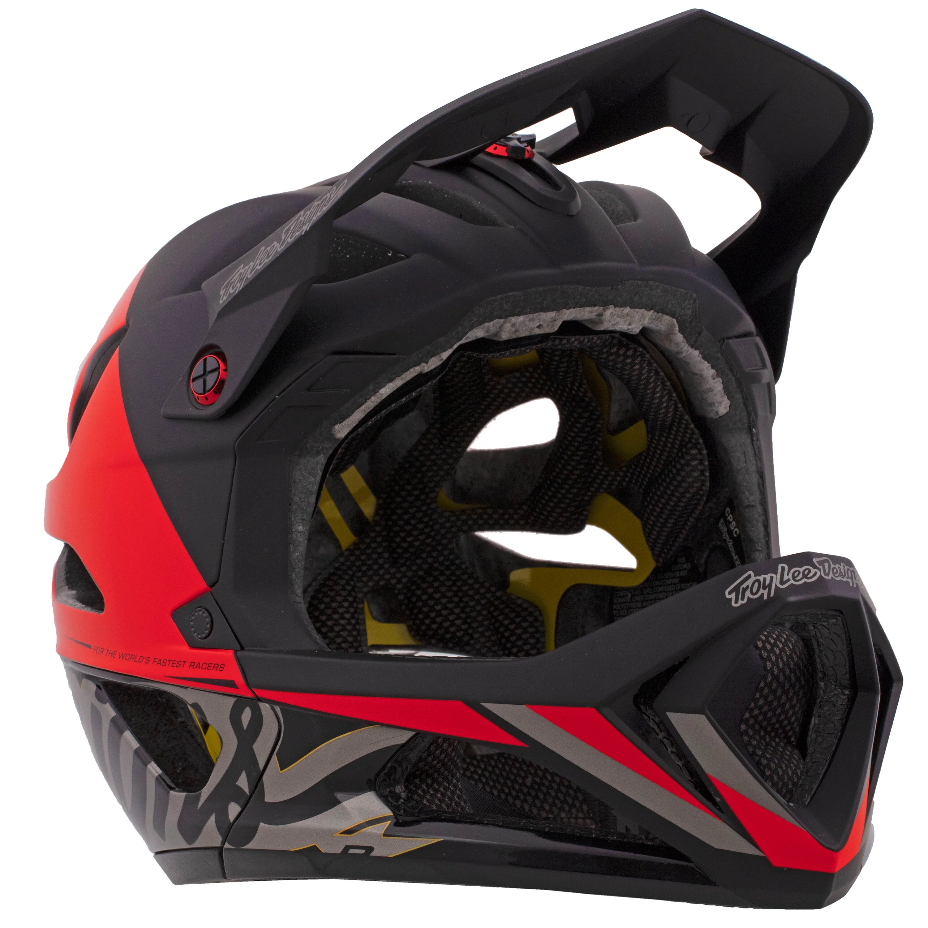 Troy Lee Designs Casco de Bicicleta Stage Mips Nova Glo Black/Red - Image 3