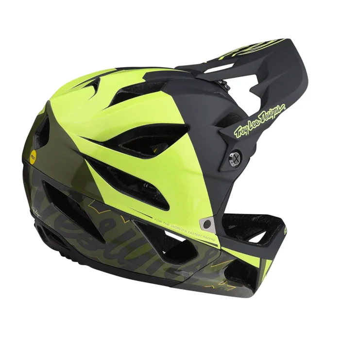 Troy Lee Designs Casco de Bicicleta Stage MIPS Nova glo Black/Yellow 2022 - Image 2