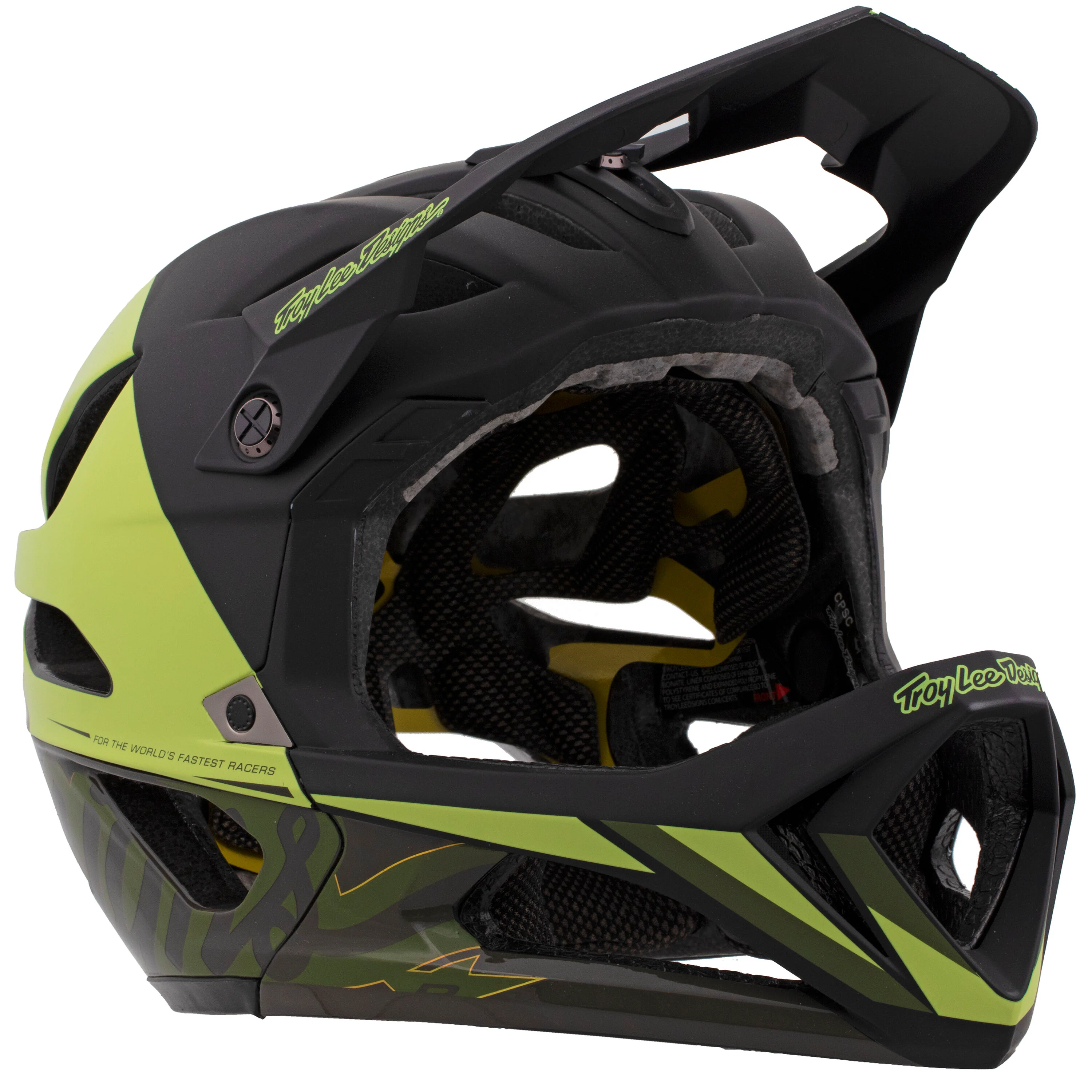 Troy Lee Designs Casco de Bicicleta Stage MIPS Nova glo Black/Yellow 2022 - Image 3
