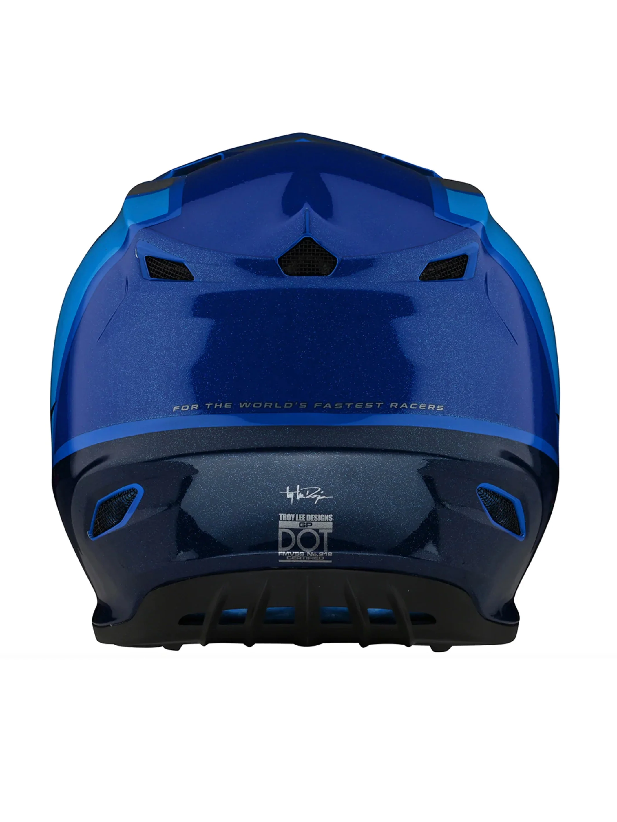 Troy Lee Designs Casco de Moto Gp Nova Azul para niños - Image 2