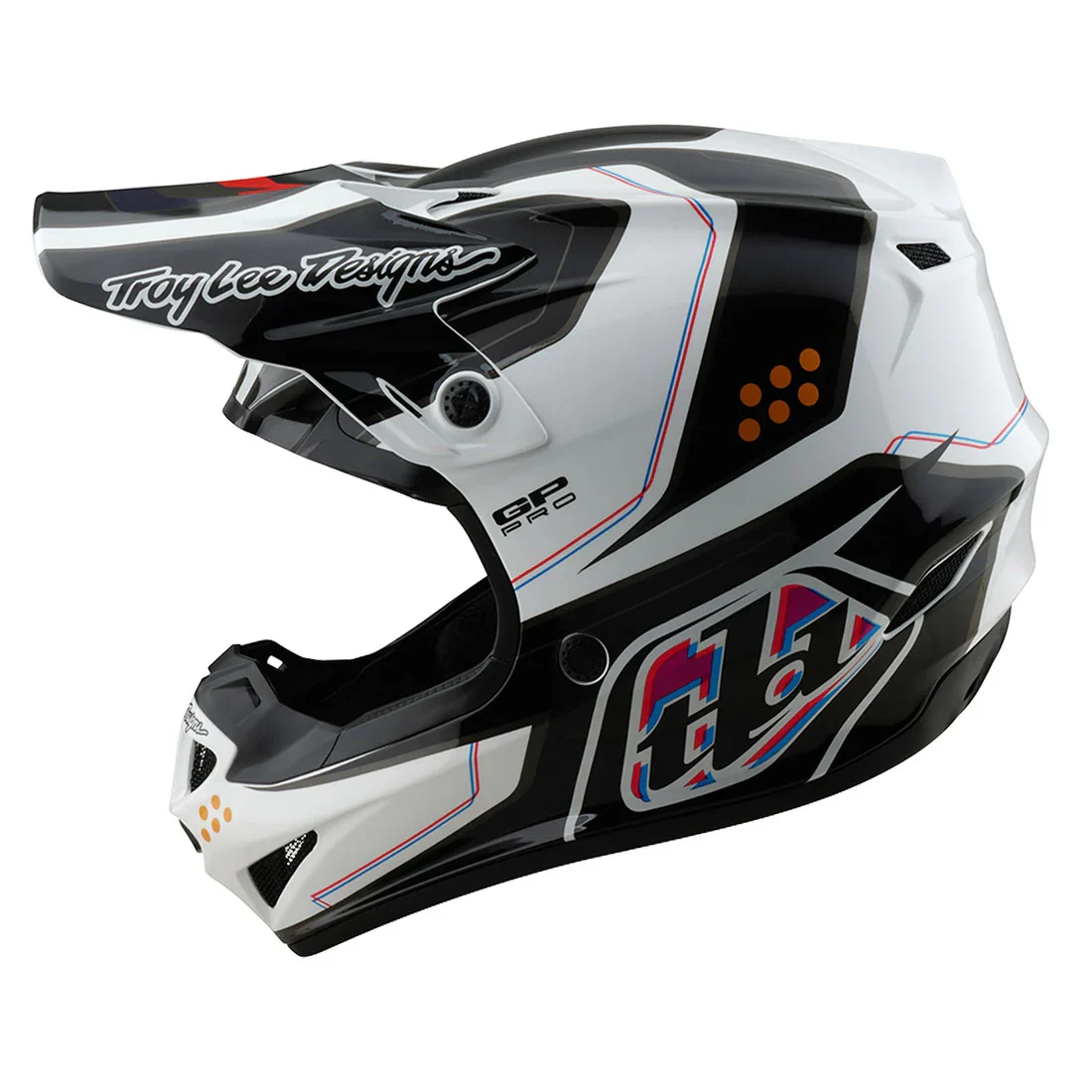 Troy Lee Designs Casco De Moto GP Pro Trooper Blanco