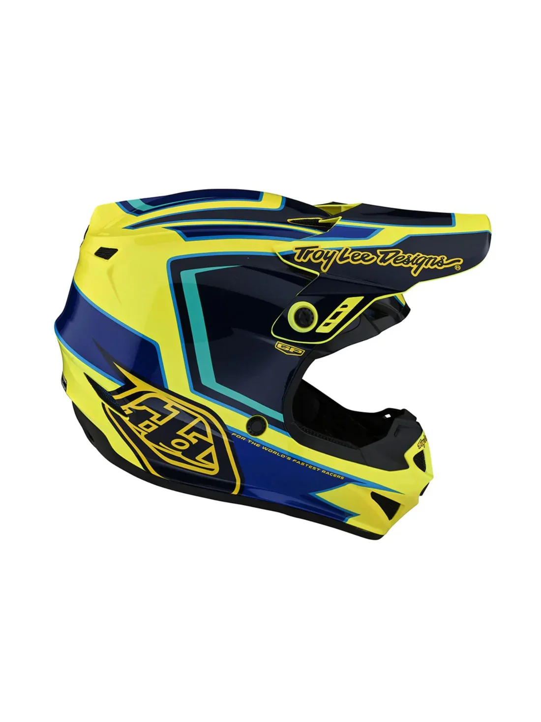 Troy Lee Designs Casco de Moto Gp RITN Amarillo para niños - Image 2