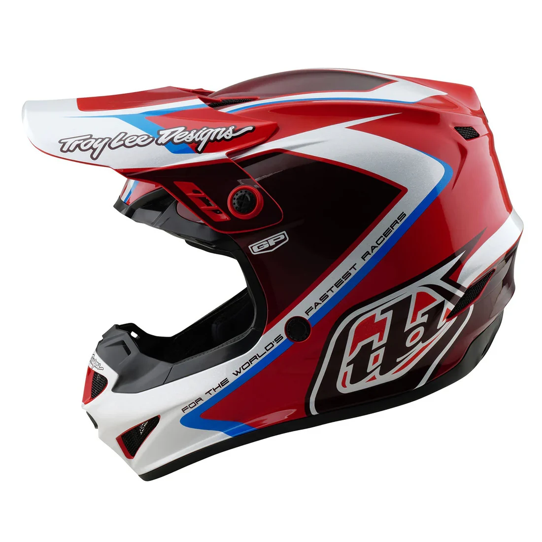 Troy Lee Designs Casco De Moto GP Shutter Rojo