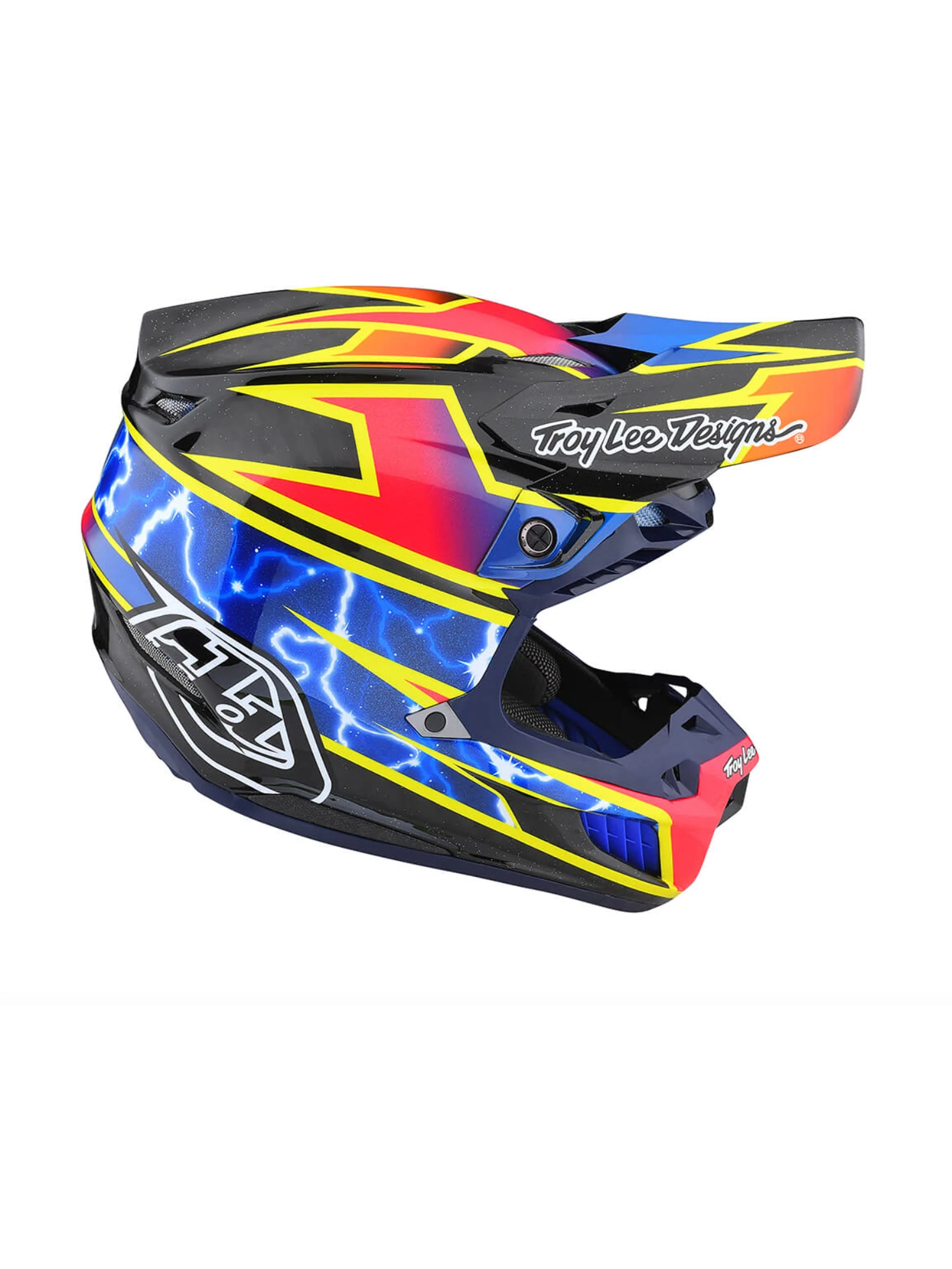 Troy Lee Designs Casco de Moto Se5 Carbon Mips Lightning Black - Image 2