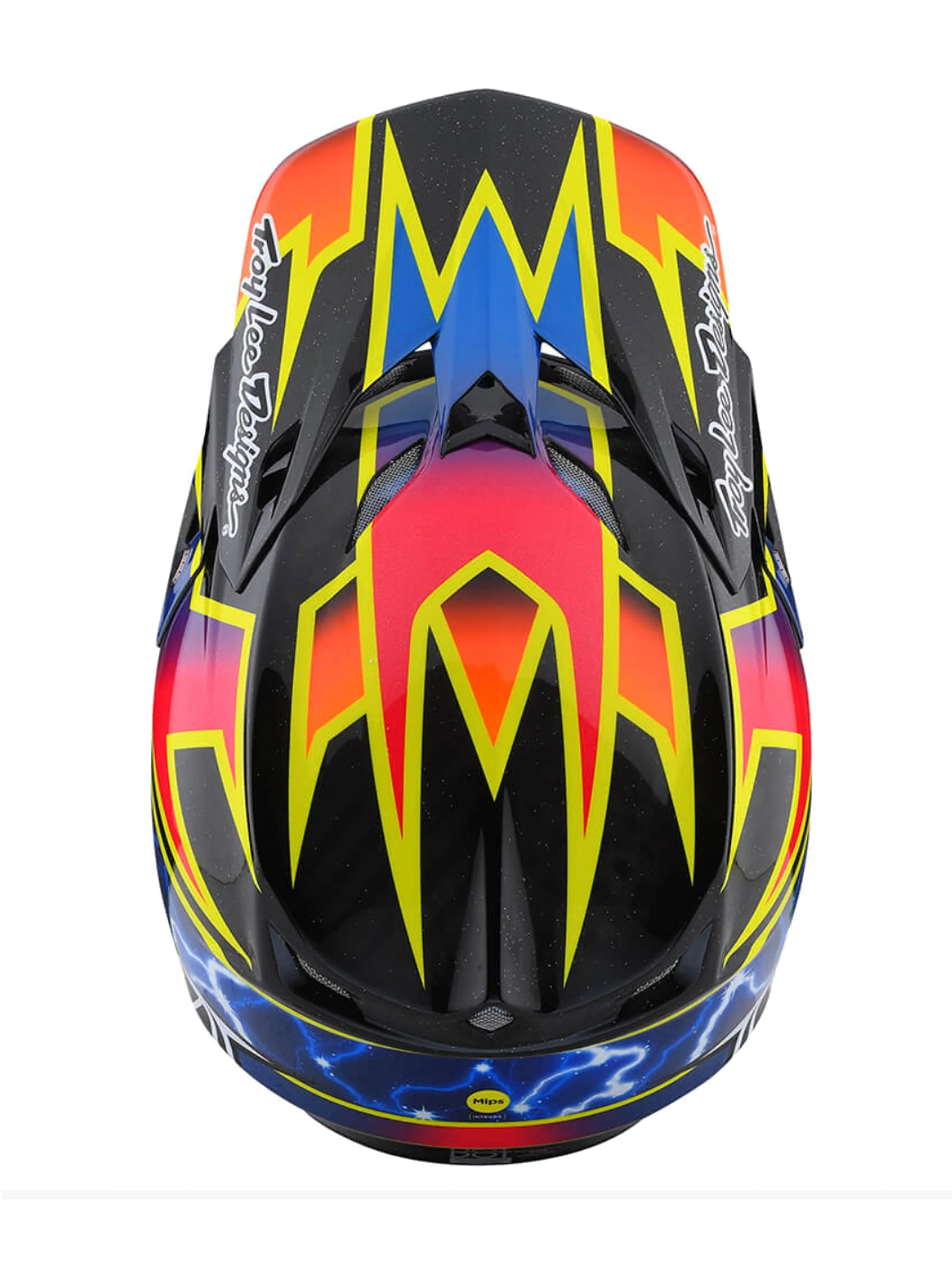 Troy Lee Designs Casco de Moto Se5 Carbon Mips Lightning Black - Image 3