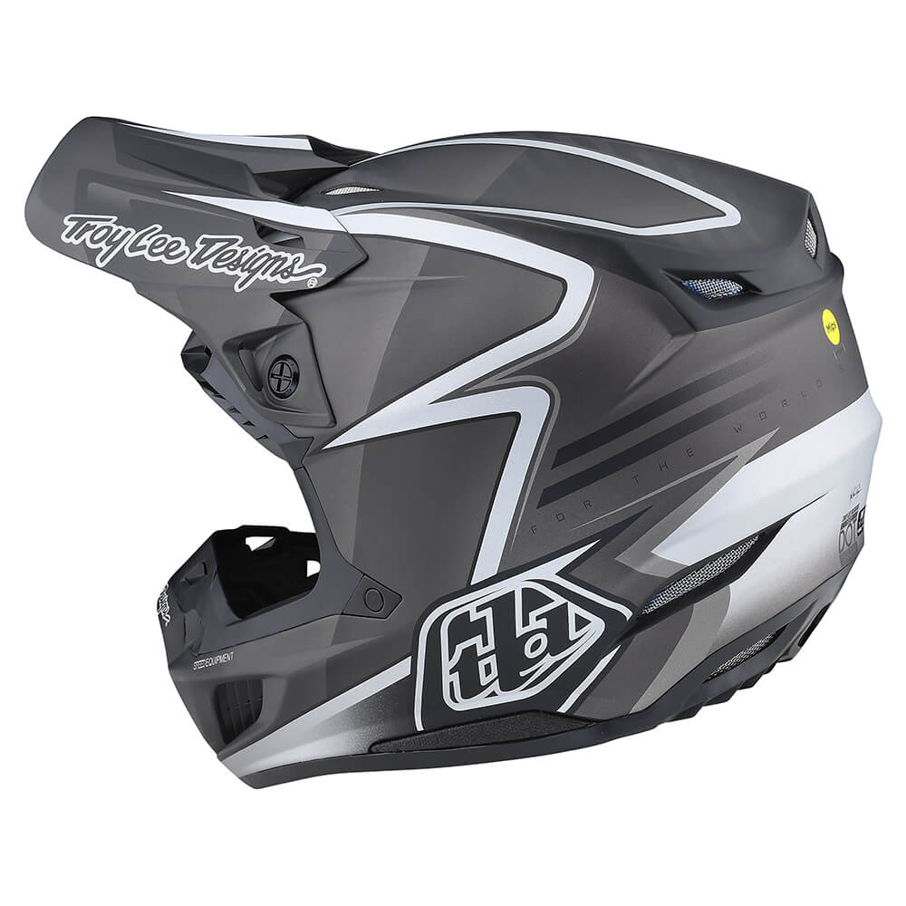Troy Lee Designs Casco de Moto Se5 Carbon Mips Lines Negro - Image 2