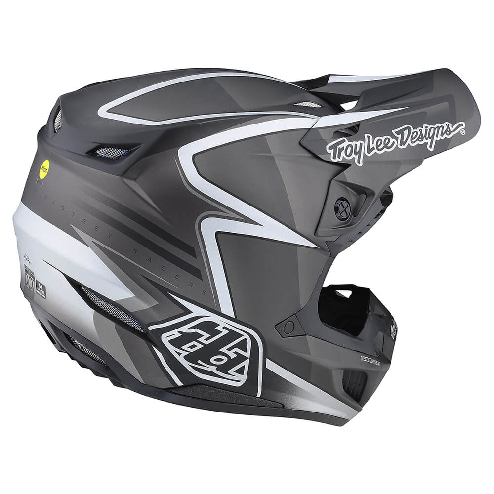 Troy Lee Designs Casco de Moto Se5 Carbon Mips Lines Negro - Image 4