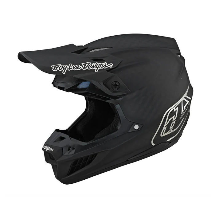 Troy Lee Designs Casco de Moto Se5 Carbon Mips Stealth Black