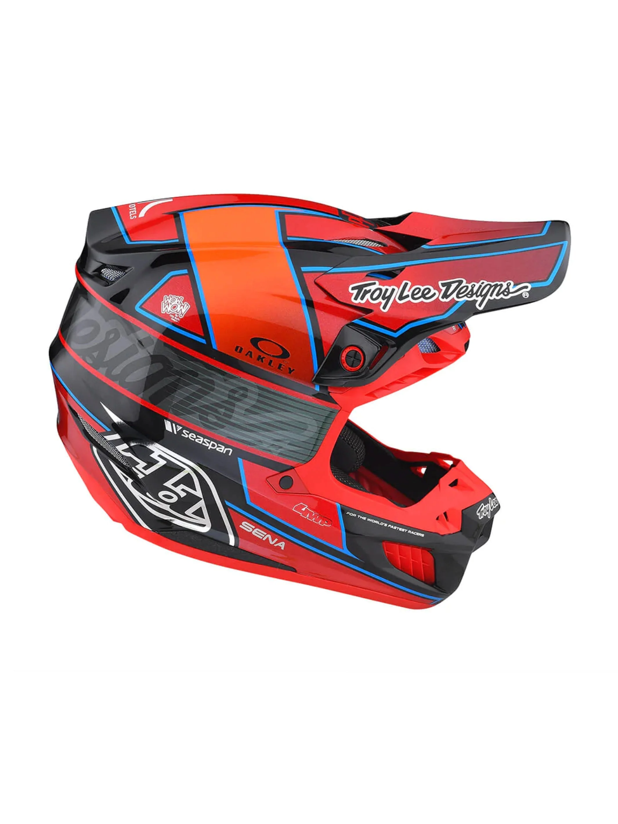 Troy Lee Designs Casco de Moto Se5 Carbon Mips Team Rojo - Image 3