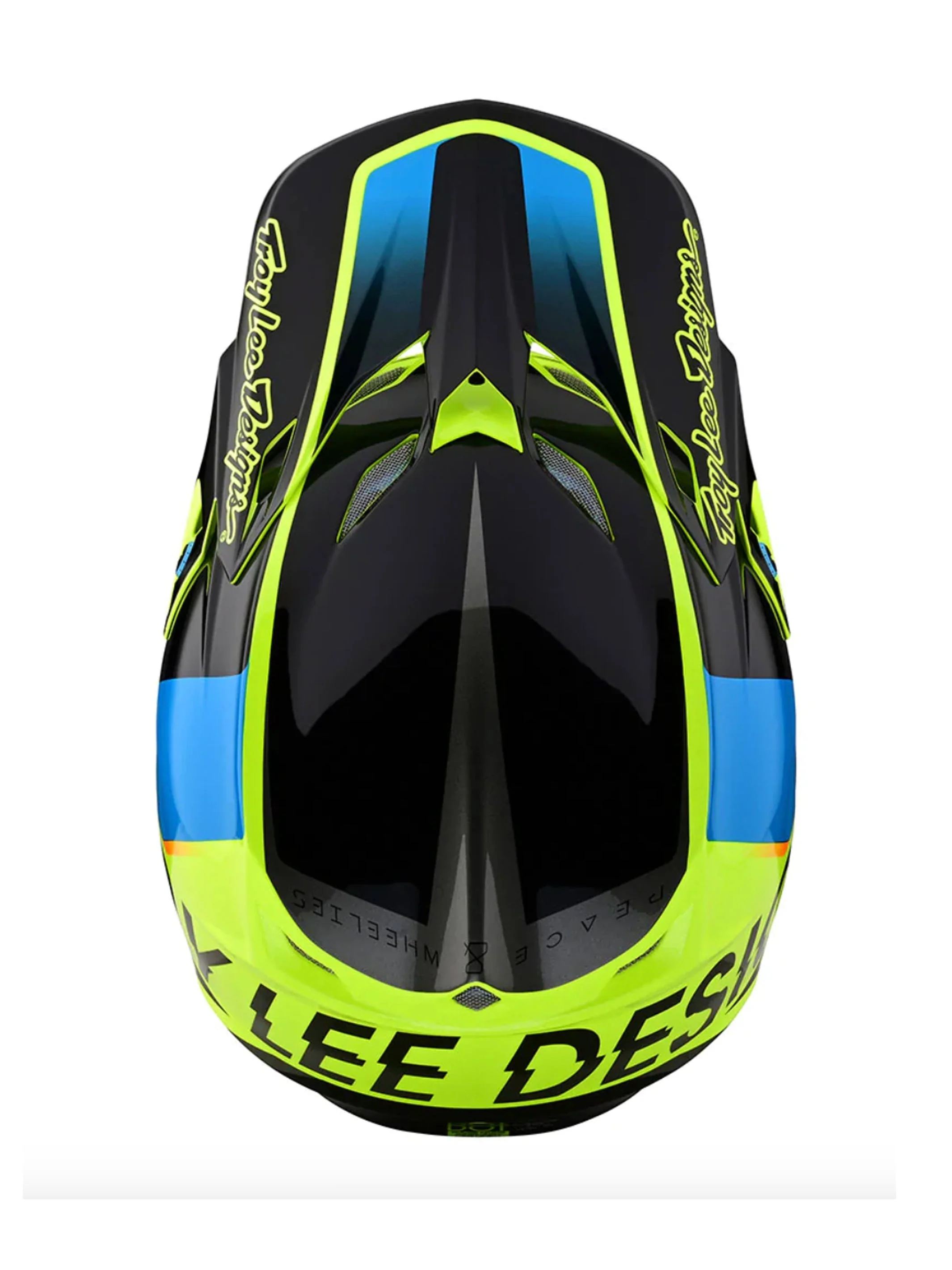 Troy Lee Designs Casco de Moto SE5 Composite Qualifier Amarillo - Image 4
