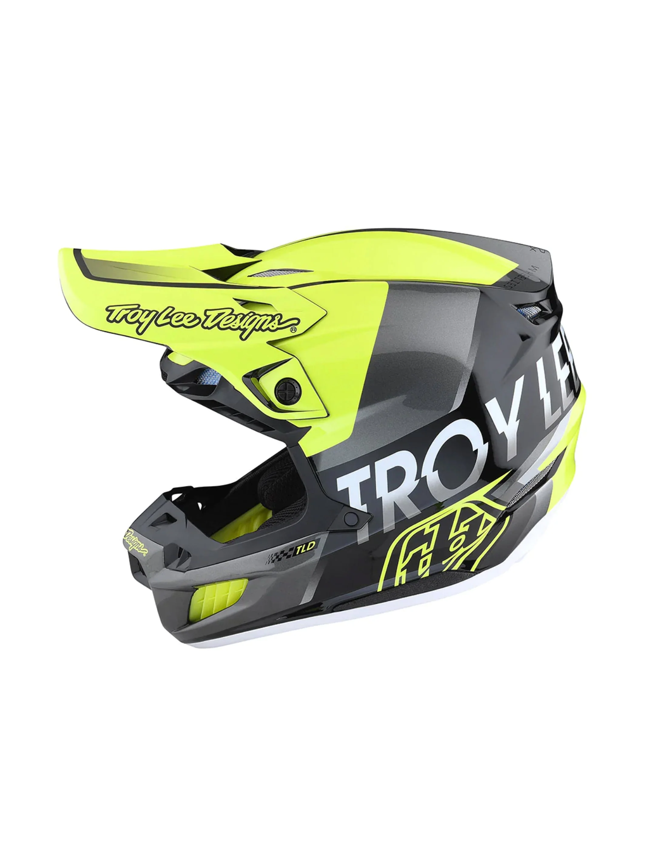 Troy Lee Designs Casco de Moto SE5 Composie Qualifier Amarillo / Negro