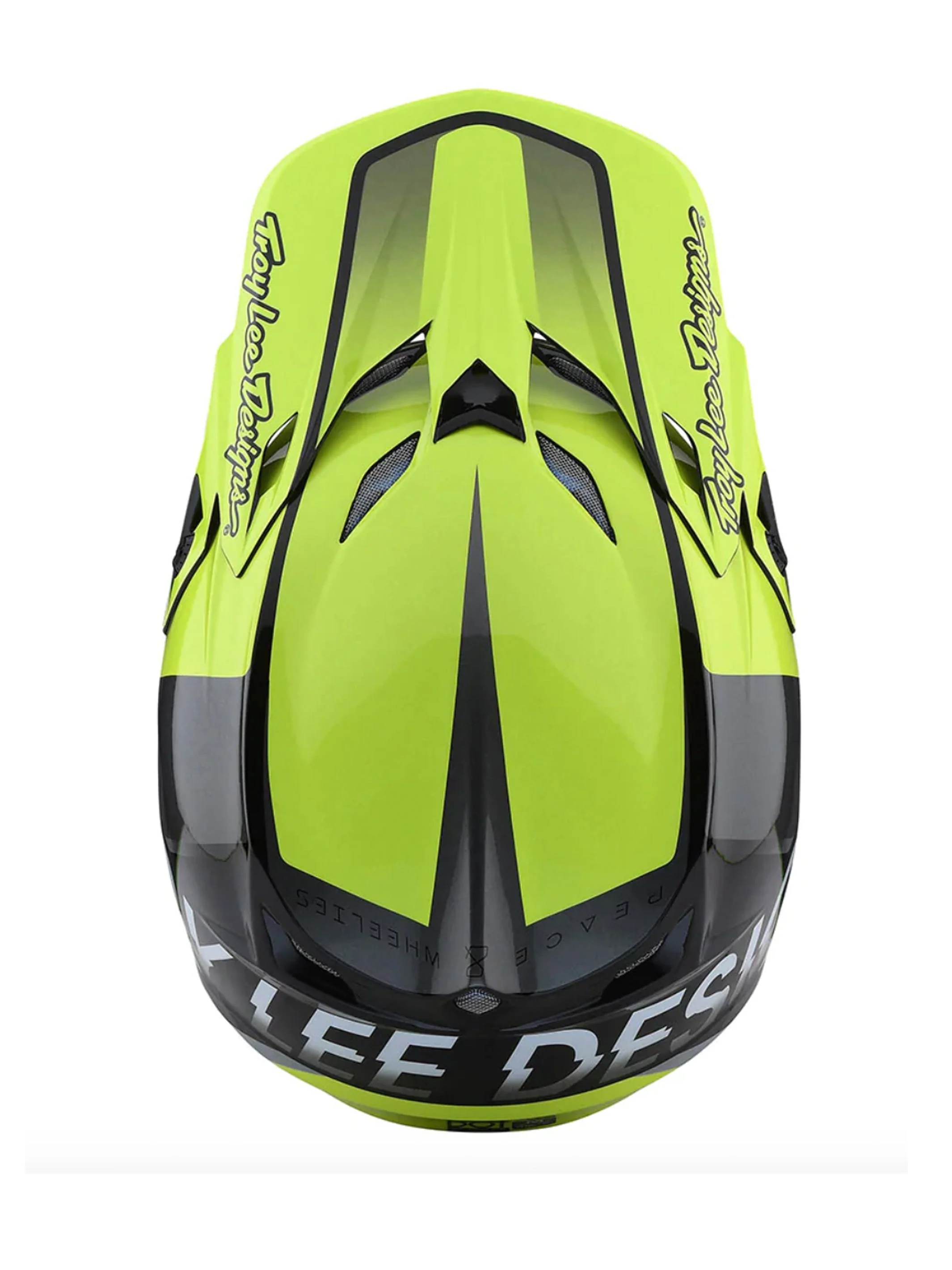 Troy Lee Designs Casco de Moto SE5 Composie Qualifier Amarillo / Negro - Image 4