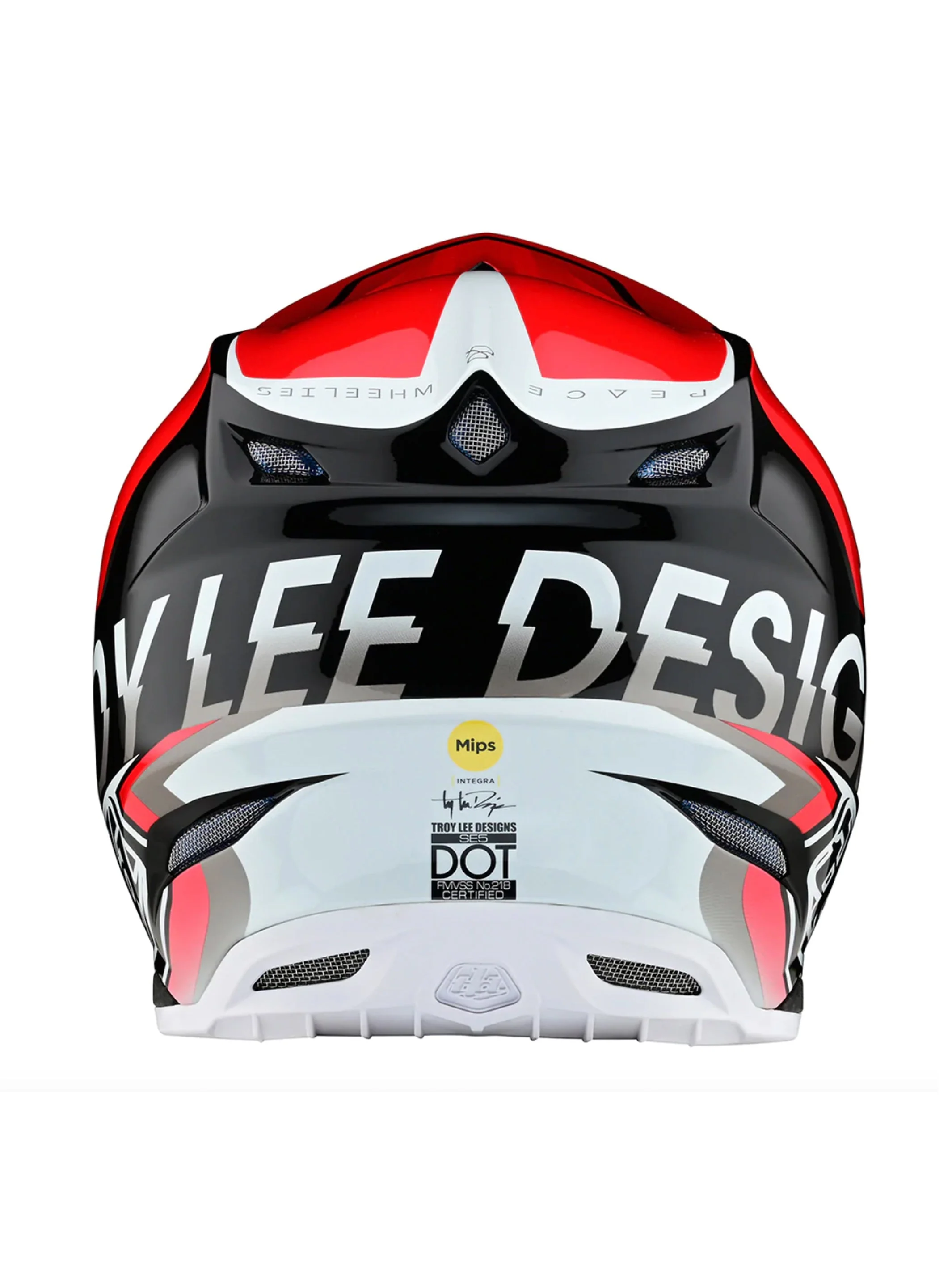 Troy Lee Designs Casco de Moto SE5 Composie Qualifier Rojo / Negro - Image 2