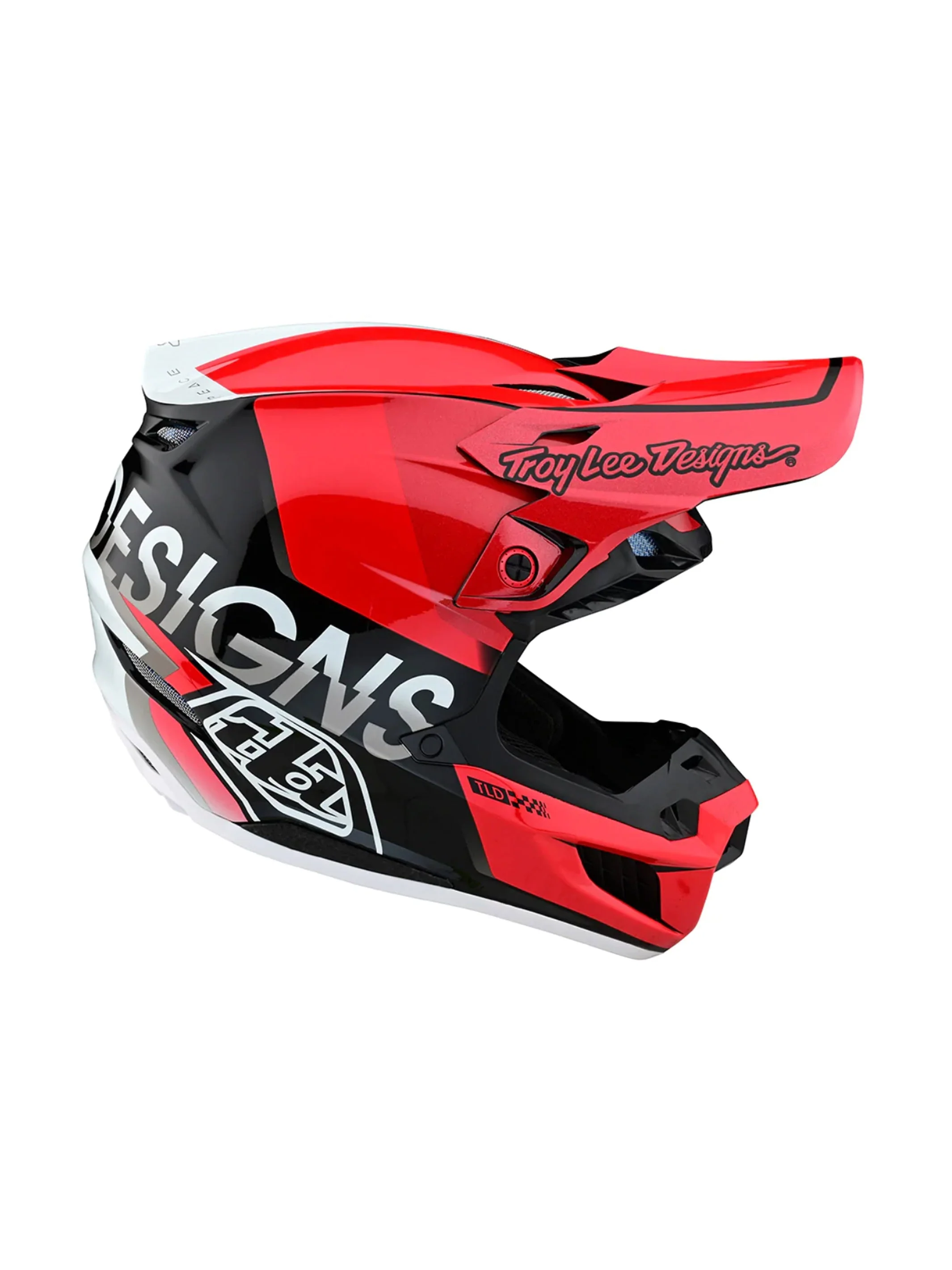Troy Lee Designs Casco de Moto SE5 Composie Qualifier Rojo / Negro - Image 3